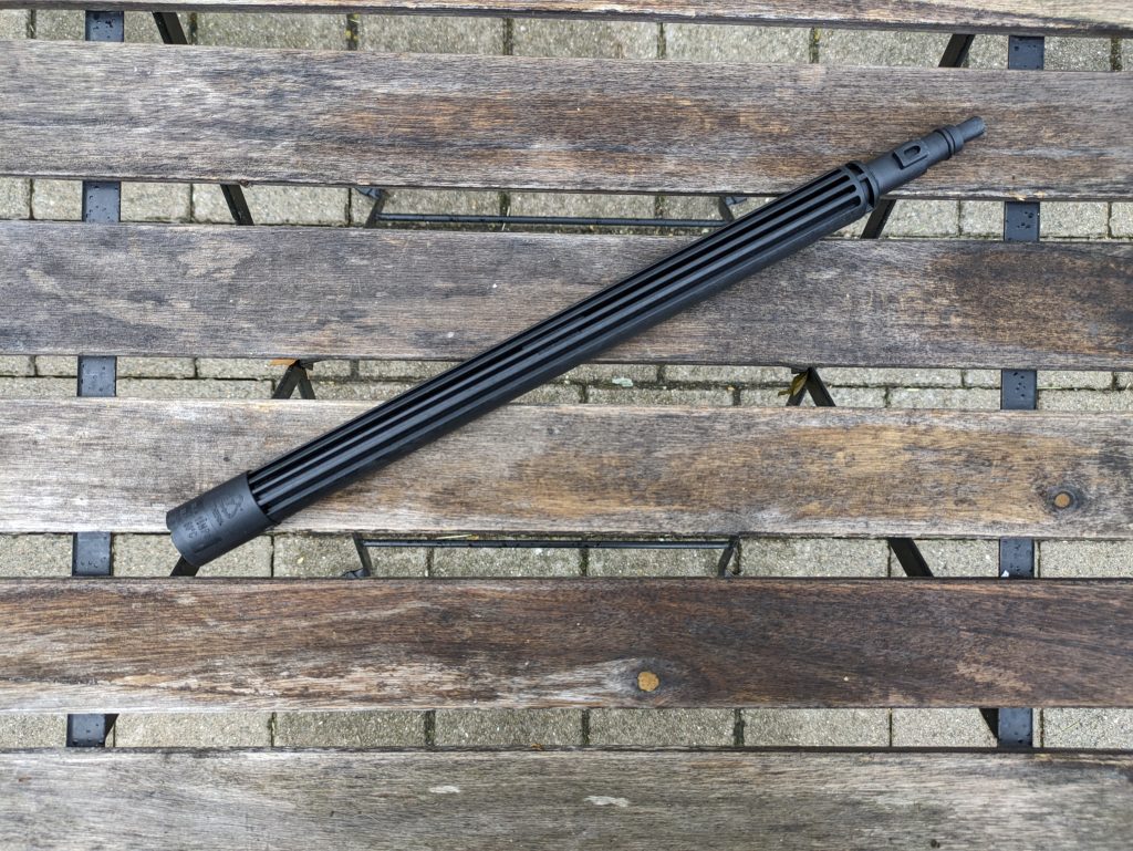 Verlängerung des Terrassenreinigers des Eziclean® Hydroforce 165 Hochdruckreinigers