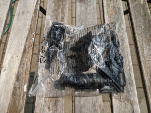 Verpackte Einzelteile des Black + Decker BXPW 1600PE Hochdruckreinigers