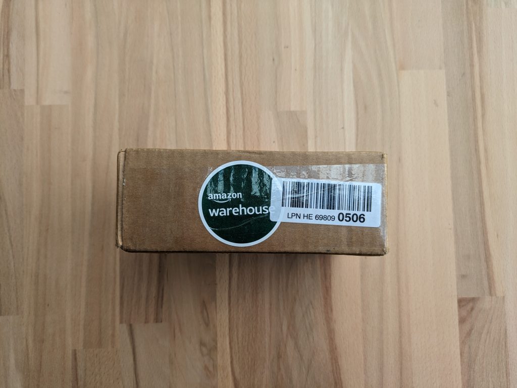 Verpackung des Aegislink S500 Rauchmelders von vorne