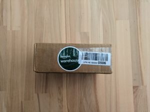 Verpackung des Aegislink S500 Rauchmelders von vorne