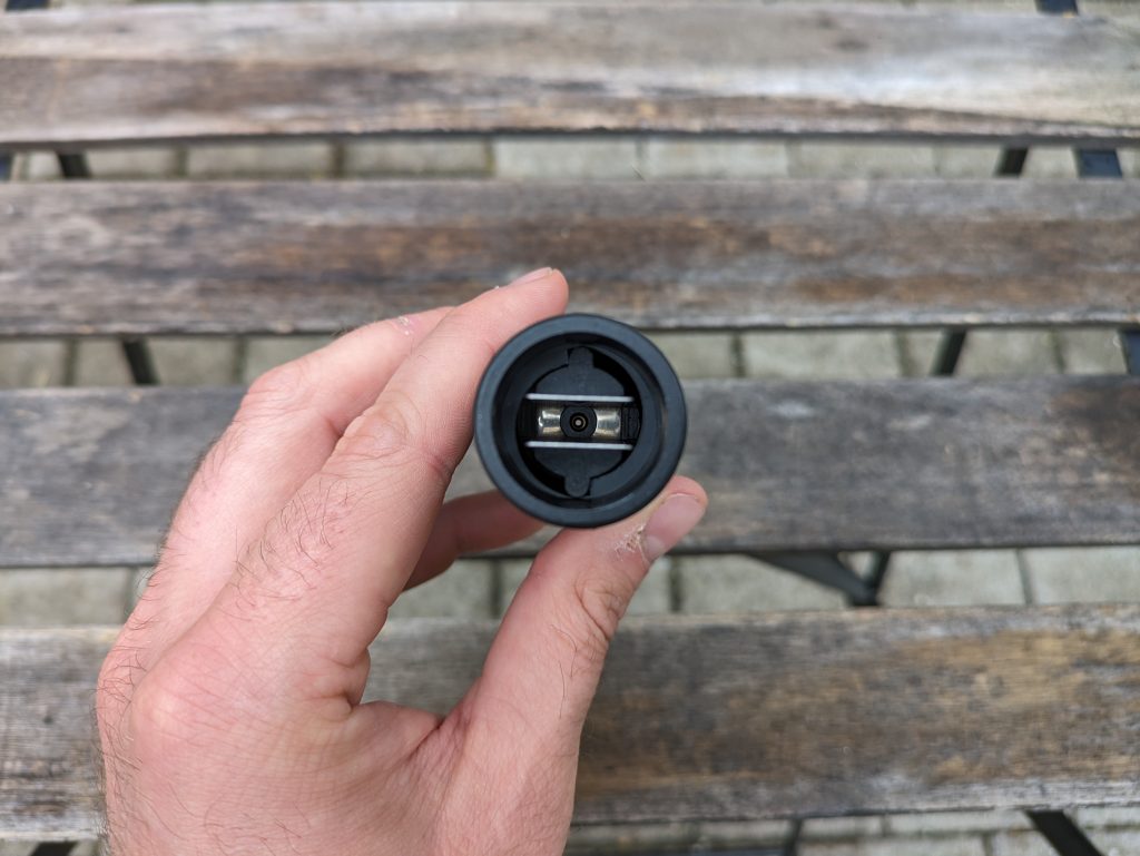 Verstellbare Düse des Eziclean® Hydroforce 165 Hochdruckreinigers Nahansicht