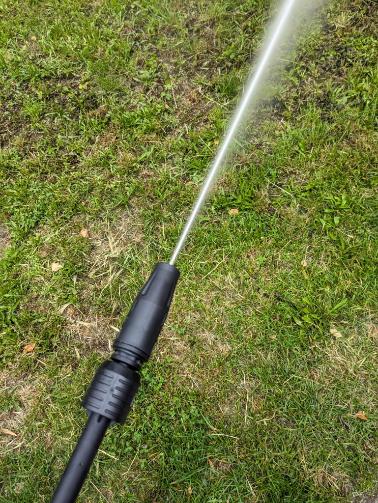 Verstellbare Düse des Eziclean® Hydroforce 165 Hochdruckreinigers Punkstrahl