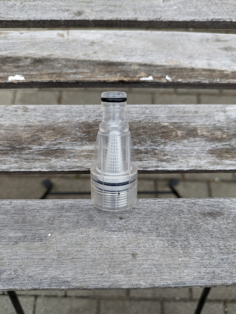 Wasserfilter des Kränzle K 1050 TS Hochdruckreinigers