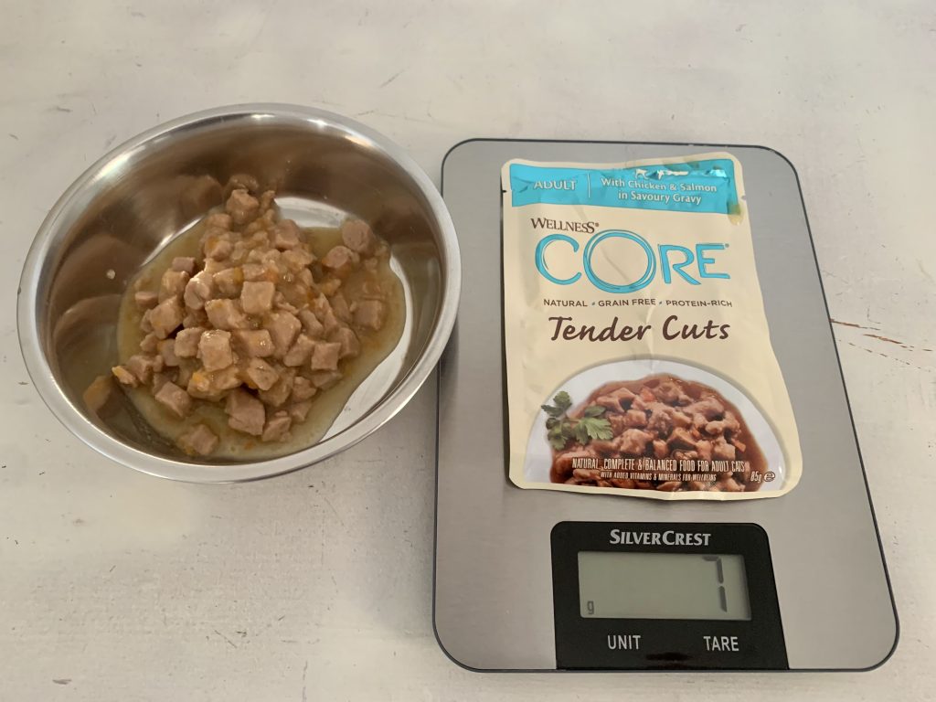 Wellness CORE Tender Cuts Chicken Selection Multipack Katzenfutter Gewicht Beutel ohne Inhalt