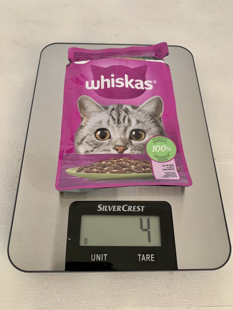 Whiskas 1+ Lamm in Gelee Katzenfutter Gewicht Portionsbeutel ohne Inhalt