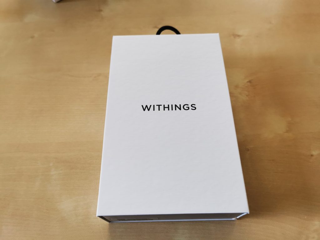 Withings Thermo Fieberthermometer Innenverpackung
