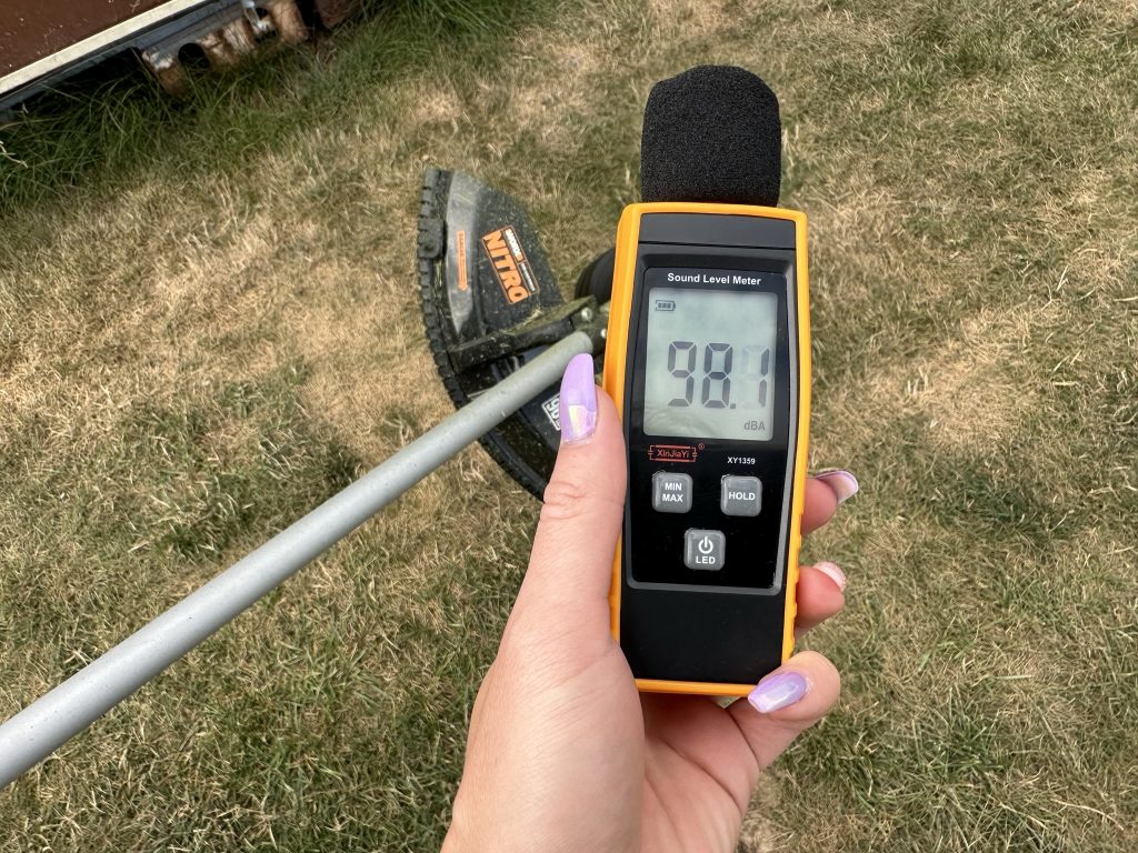 Worx Nitro WG186E.92 Akku-Rasentrimmer Lautstärke