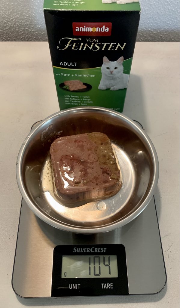 animonda Vom Feinsten Adult Feinschmecker Vielfalt mit Geflügel Katzenfutter Gewicht des Futters ohne Verpackung