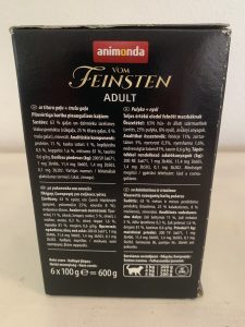 animonda Vom Feinsten Adult Feinschmecker Vielfalt mit Geflügel Katzenfutter Karton von Seite 1