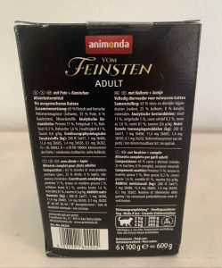 animonda Vom Feinsten Adult Feinschmecker Vielfalt mit Geflügel Katzenfutter Karton von Seite 2