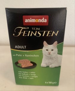 animonda Vom Feinsten Adult Feinschmecker Vielfalt mit Geflügel Katzenfutter Karton von vorne