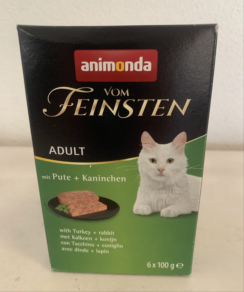 animonda Vom Feinsten Adult Feinschmecker Vielfalt mit Geflügel Katzenfutter Karton von vorne