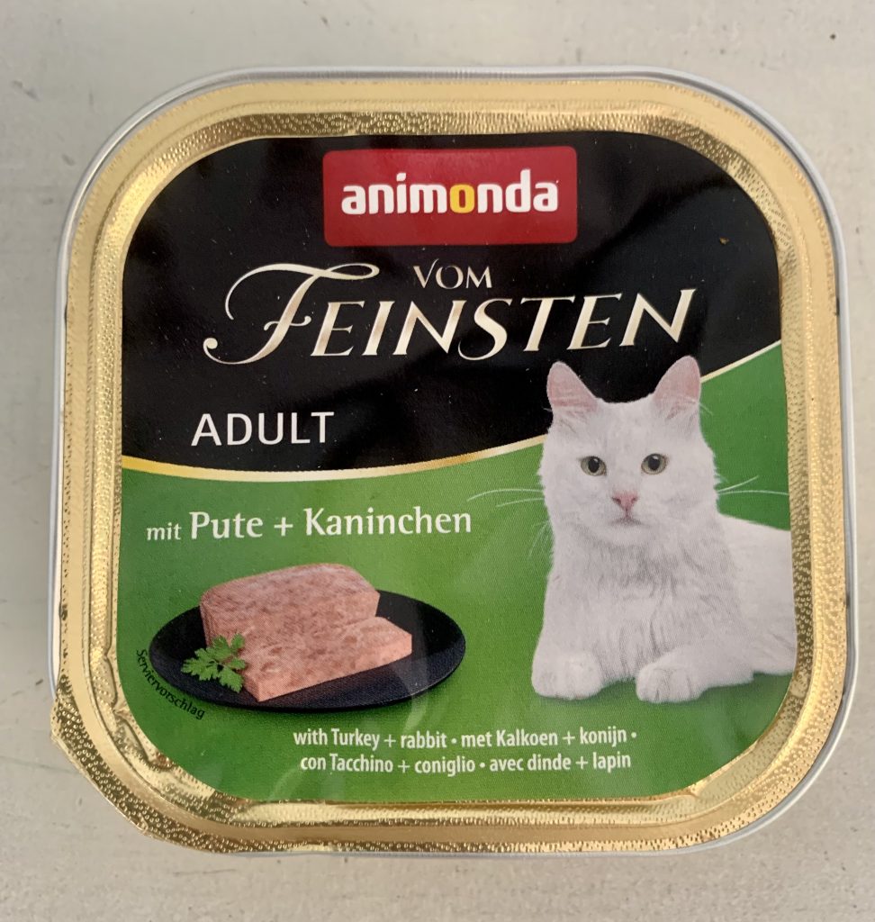 animonda Vom Feinsten Adult Feinschmecker Vielfalt mit Geflügel Katzenfutter Schale von oben