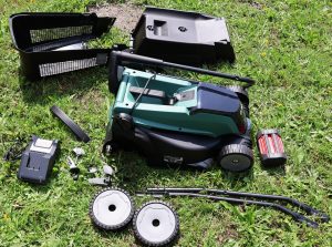 01 Bosch EasyRotak 36-550 Akku-Rasenmäher Einzelteile