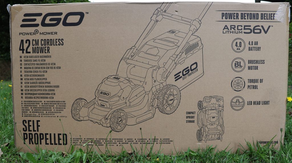 Ego Power Plus Akku-Rasenmäher Karton
