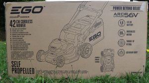 Ego Power Plus Akku-Rasenmäher Karton