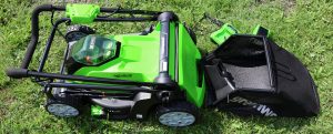 02 Greenworks Akku-Rasenmäher Einzelteile