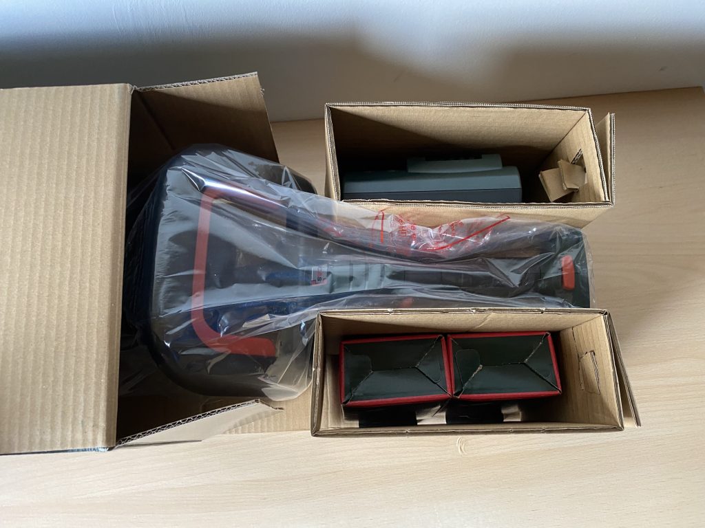 Metabo HS 18 LTX 55 Akku-Heckenschere in der Verpackung 2