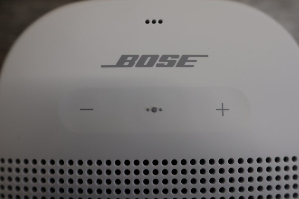 Bose Soundlink Micro Bluetooth-Lautsprecher Bedienelemente Details