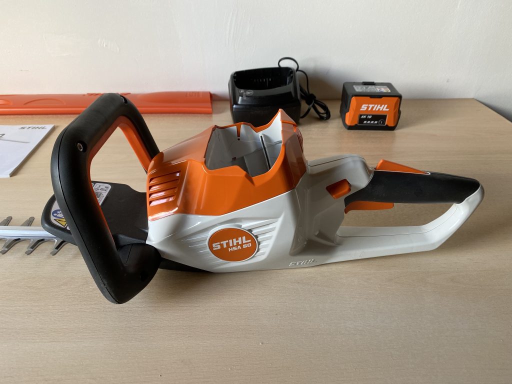 Stihl HSA 50 Akku-Heckenschere Griff
