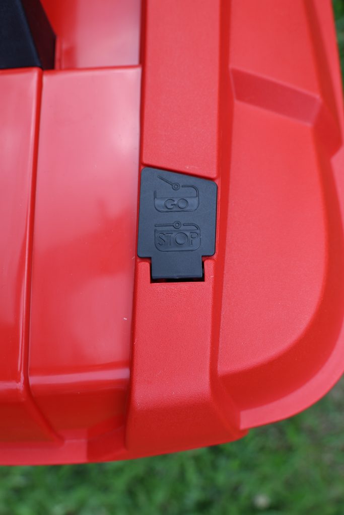 Einhell GE-CM 18-33 Akku-Rasenmäher Füllstandsanzeige