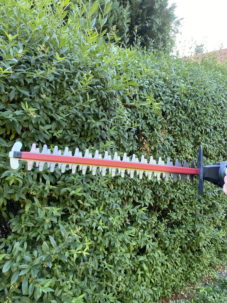 Metabo HS 18 LTX 55 Akku-Heckenschere Hecke schneiden 1