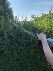 EGO HT2410E Akku-Heckenschere Hecke schneiden 4