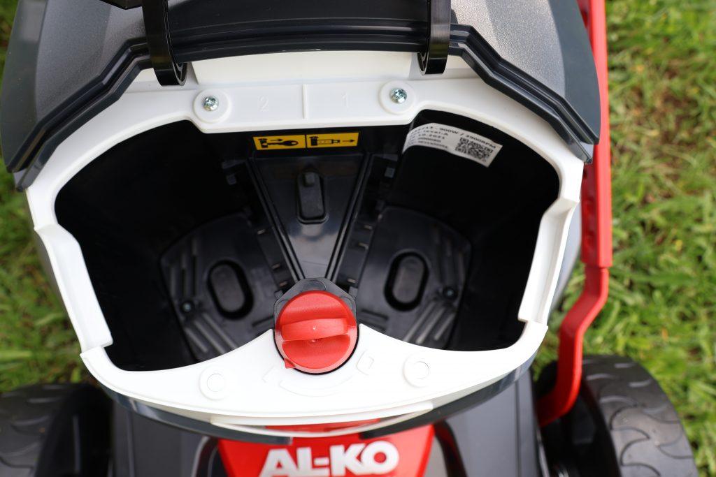 AL-KO 46.2 Li SP-W Comfort Akku-Rasenmäher Akkufach Nahansicht