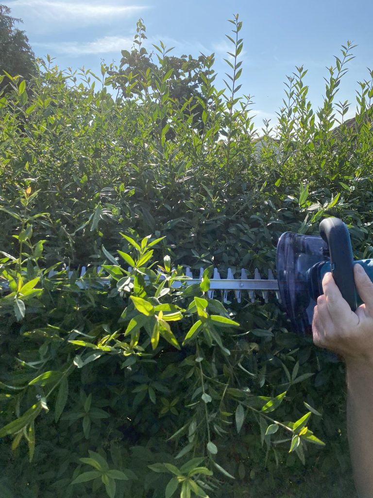 Makita DUH523RF Akku-Heckenschere Hecke schneiden 6