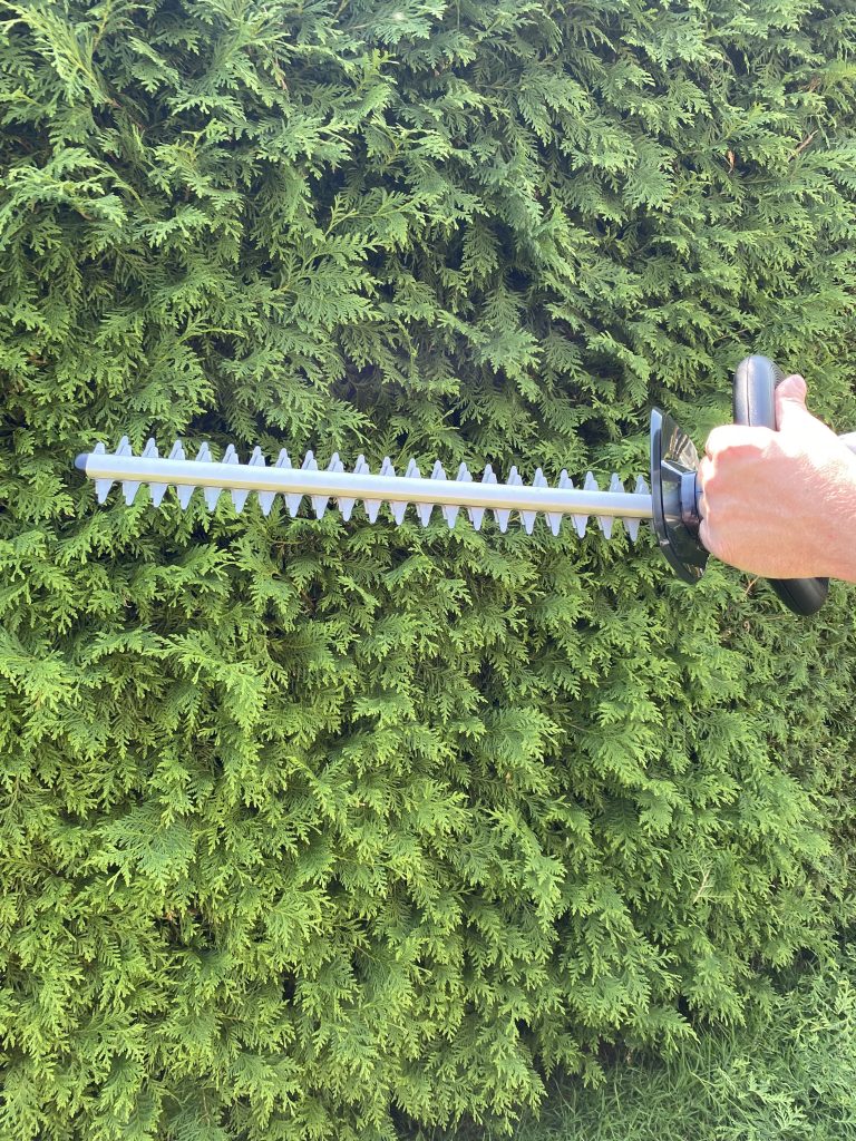 AL-KO HT 1845 Akku-Heckenschere Thuja schneiden 1