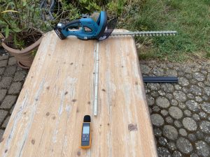 Makita DUH523RF Akku-Heckenschere Lautstärke 1