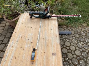 Metabo HS 18 LTX 55 Akku-Heckenschere Lautstärke 1