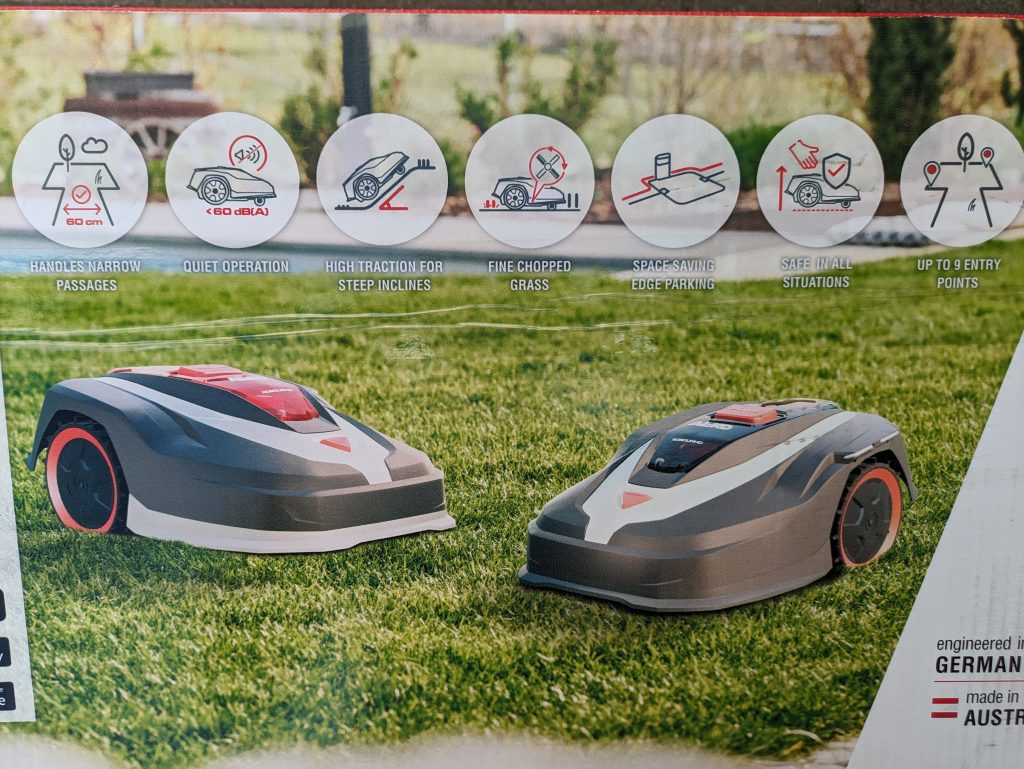AL-KO Robolinho® 550W Mähroboter Frontal, zweite Detailansicht
