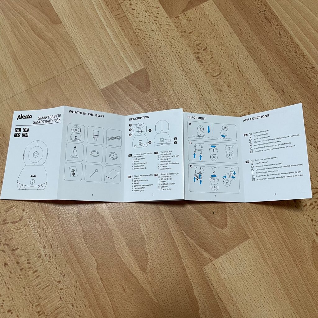 Alecto SMARTBABY10 Babyphone Bedienungsanleitung