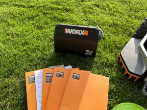 Anleitungen des Worx Vision M600 Mähroboters