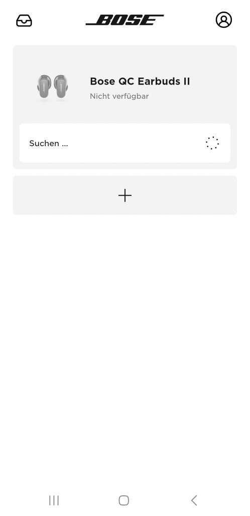 Bose QuietComfort Earbuds II In-Ear-Bluetooth-Kopfhörer App