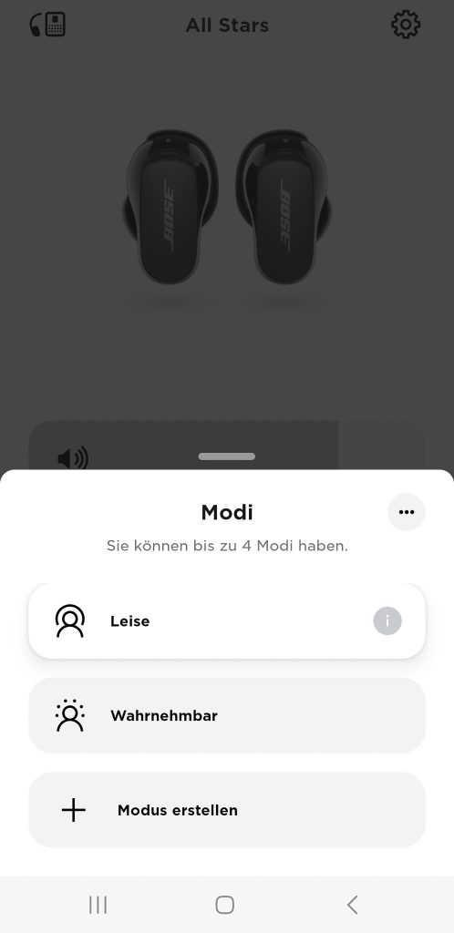 Bose QuietComfort Earbuds II In-Ear-Bluetooth-Kopfhörer App Details