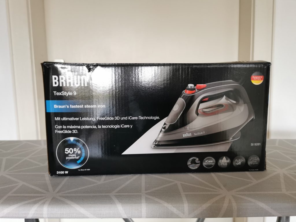 Braun TexStyle 9 Dampfbügeleisen Verpackung