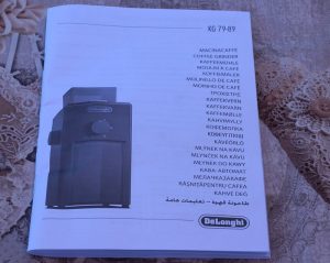 DeLonghi KG 89 Bedienungsanleitung
