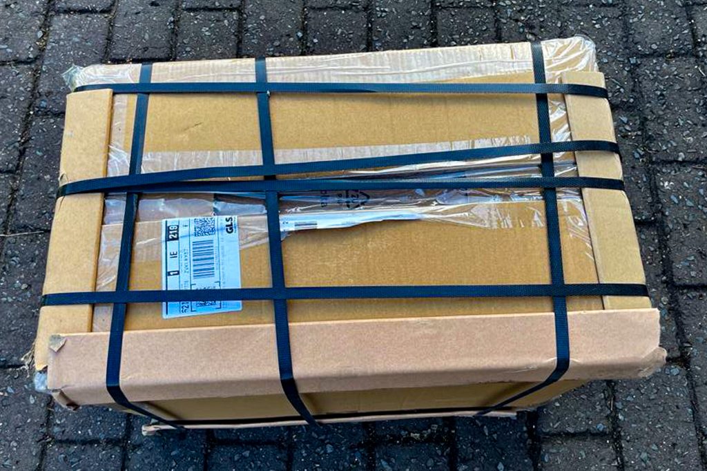 EcoFlow DELTA 2 Max Powerstation Lieferumfang auf Palette