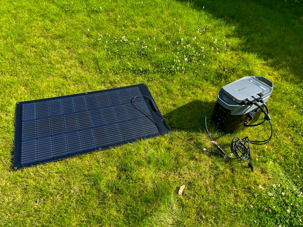 EcoFlow DELTA 2 Max Powerstation mit Solarpanel