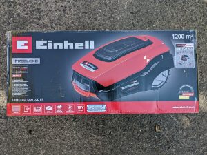 Einhell FREELEXO 1200 LCD BT Mähroboter Verpackung frontal