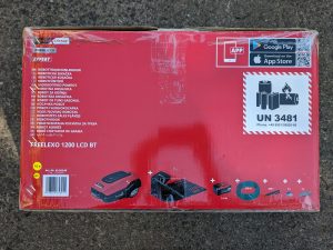 Einhell FREELEXO 1200 LCD BT Mähroboter Verpackung von links
