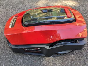 Einhell FREELEXO 1200 LCD BT Mähroboter von links