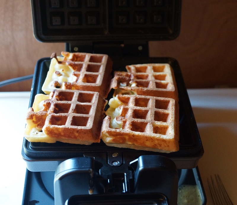 Emerio WM-110984.4 Waffeln auf höchster Stufe gebacken