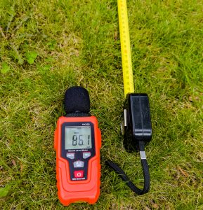 Gardena ComfortCut 60 18V-P4A Akku-Heckenschere Messung Schallleistungspegel