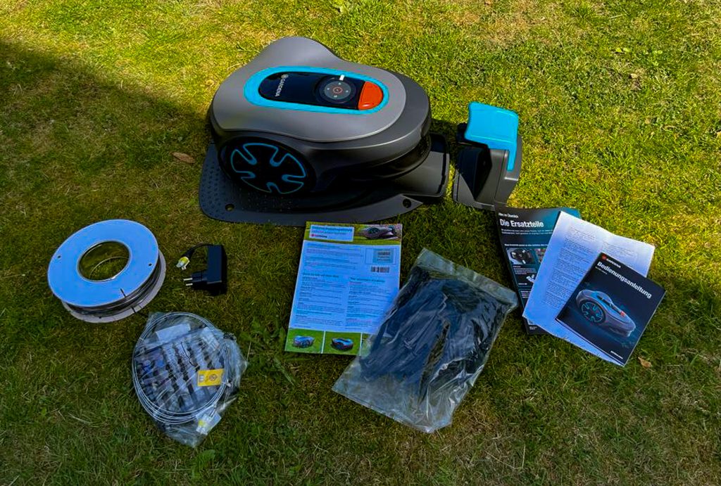 Gardena SILENO minimo 500 Mähroboter Lieferumfang