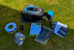 Gardena SILENO minimo 500 Mähroboter Lieferumfang