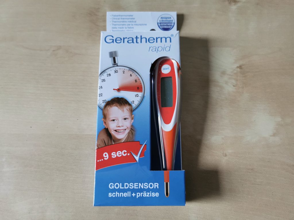 Geratherm rapid Fieberthermometer Verpackung