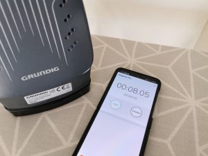 Grundig SI 4850 Dampfbügeleisen Aufheizzeit 1
